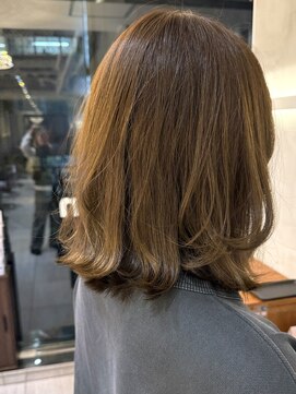 インプレッション(impression produced by LA’BO) 【札幌/impression佐藤】くびれミディ/透明感アッシュベージュ