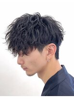 アストラ(ASTRA)&nbsp;MEN’S HAIR/波巻きツイストスパイラル/リバースセンターパート