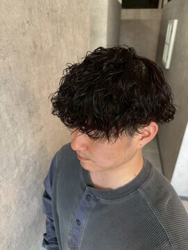 ポリマン 西新井(poliment) 女子モテ抜群 マッシュスタイルと相性のいいスパイラル/波巻き