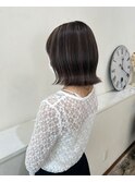 ハイライトボブイメチェン