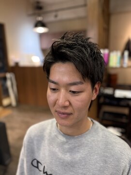 クラッキ ヘアークリエイション(CRAQUE hair creation) 【秒でキマる】垢抜けメンズアップバングショート