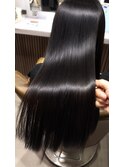 髪質改善　プレミアムカラー　艶オリーブ