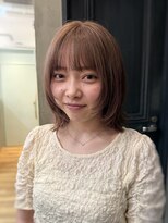 アトロ(Atoro)&nbsp;ピンクベージュ/梅田ブリーチ/ブリーチカラー/ハイトーンピンク