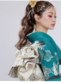 2027年成人先振袖着付け／ヘアメイク