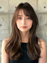 赤れんがアネックス(ANNEX)&nbsp;メルティカラー小顔シースルーバング20代30代40代デジタルパーマ