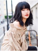 ＊LOJE＊ 厚切りボブ×ダークグレージュ×ブルージュ。