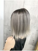 【MIRAC町田店河原崎】ホワイトグレージュバレイヤージュ