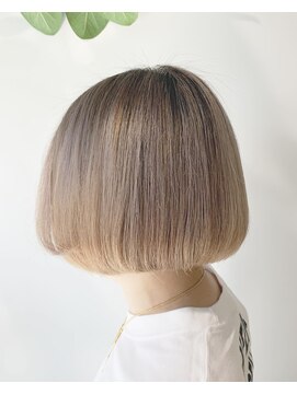 ナルヘアー 越谷(Nalu hair) ミニボブ/ショートボブ/ハイライトカラー/ハイトーンカラー