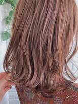 ヘアーナセル(HAIR NACER)&nbsp;【ノンブリーチ】ピンクべージュカラー♪