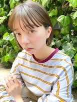 レトン 銀座(leton)&nbsp;美髪/ホワイトグレージュ/大人かわいい/こなれミディ[銀座]