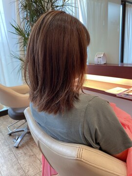 マーリャヘアー(mallia hair) くびれ外ハネミディアム☆彡