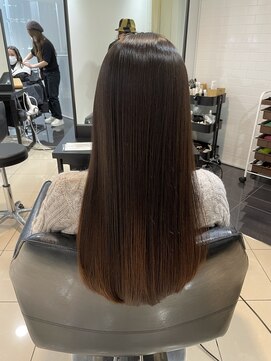 ラブクロムトーキョー オモテサンドウ(LOVECHROME OMOTESANDO) 美髪ストレート　髪質改善