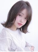《Agu hair》ラフな外ハネボミディ