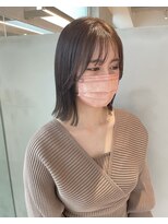 ガリカ 博多(Gallica)&nbsp;切りっぱなし×グレージュカラー