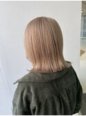 柔らかい色味のハイトーンミルクティーカラー《reiji》