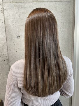 ヘアールーム プリズム(Hair room Prism) ブリーチ無しグレージュ