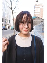 シカ(sica)&nbsp;ふわっと柔らかくベージュグレーのボブ