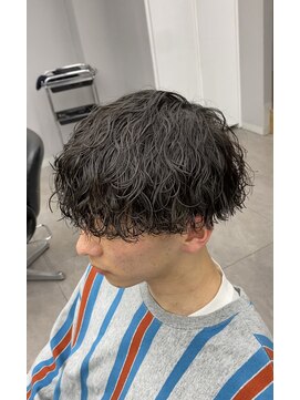 オムデュー(HOMME DEUX) 【KAITO】波巻きパーマ！