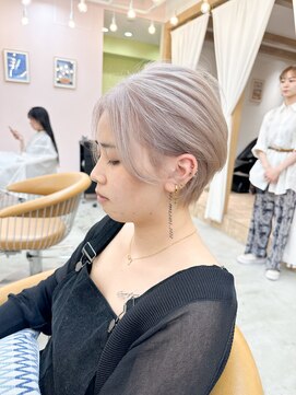 ロンドアジュール 横浜(Lond azur) ☆夏のハイトーンハンサムショートでおしゃれに【横浜】