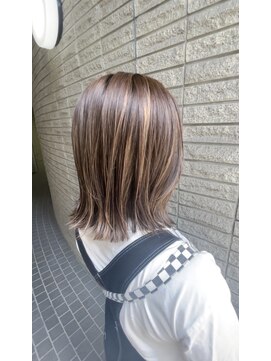 タヤ 西葛西店(TAYA) 外ハネ×ボブ×ハイライト