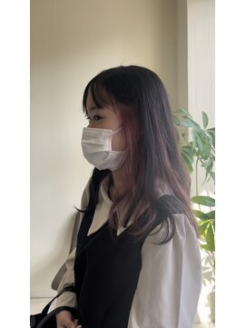 ラブユイット(LOVE HUIT) インナーカラーピンク！