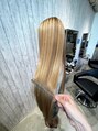 ヘアサロン フラット(hair salon flat) 明るいカラーもダメージを感じさせない◎