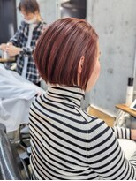 ローハ アゲオ(Lowha -ageo-)&nbsp;グラデーションボブ×ハイライトピンクカラー