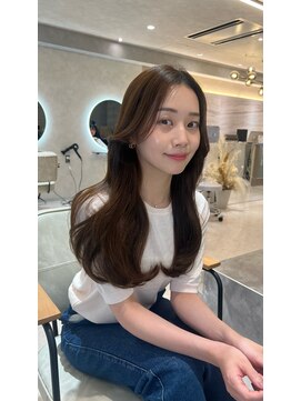 エヌ 大阪梅田店(enu) 髪質改善ストレート＋黄金比率韓国風カット