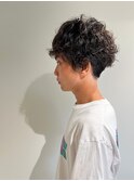 MEN'SHAIRアッシュブラックベリーショートダークアッシュ