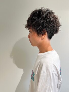 メンズカット バイ ソイクフ(メンズカット by SOY-KUFU) MEN'SHAIRアッシュブラックベリーショートダークアッシュ