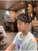 学生メンズカット