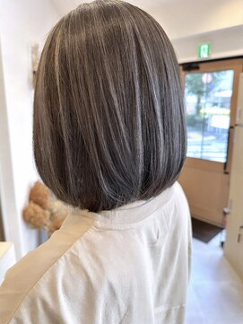 バーベナ(VERBENA) 【VERBENA】コントラスト強めグレージュハイライト