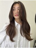 大人美人なフェイスレイヤー×カジュアルロング
