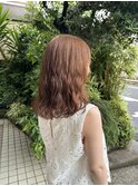 ミディアムふわふわパーマ