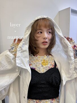 ヘアーアイスカルテット(HAIR ICI QUARTET) 20代30代ツヤ感ボブウルフレイヤーカット