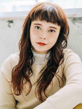 エクファ ヘア シェリル 草津 南草津店(ex-fa hair cherir) 黒髪ボブルフネビージュ小顔ワンレンスペインカール