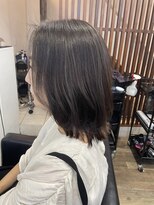 ハーツ(Heart's) 白髪ぼかし/イメチェンヘアスタイル/前髪カタログ/こなれミディ