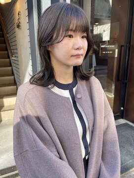 コフィー バイ メルト 吉祥寺(cofy by melt) 【松本咲花】韓国風くびれミディアムオリーブグレージュ冬カラー