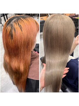 ネクスト 池袋(NEXT) ブリーチ/ミルクティー/ベージュ/カラー/池袋