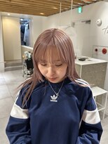 スリー(three.)&nbsp;【three.】北浜/淀屋橋/カラー専門店　ピンクベージュ