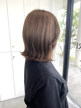 ラフ(laugh) くびれボブ/ブラウンベージュ