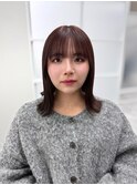 透明感と柔らかさを両方取りピンクブラウン