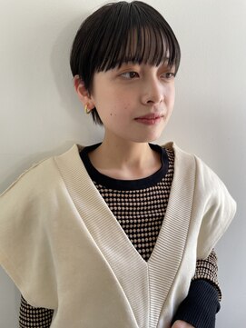 シータ(sheta) 【表参道sheta小林】黒髪マッシュショート小顔似合わせカット