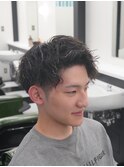 一宮メンズ王道人気ツイスパ×濡れ感マッシュセンターパート20代