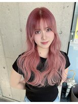ガルボ ヘアー(garbo hair)&nbsp;ピンクカラーハイトーン艶髪