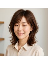 スープレックス ヘアーデザイン(SOUPREX HAIR DESIGN)&nbsp;ミセスミディアムレイヤー　20代 30代 40代 50代 60代髪質改善