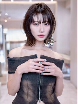 ケアリー プレナ海浜幕張(Carelly) 髪質改善/デザインカラー/レイヤーカット/オリーブベージュ