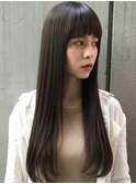 髪質改善×小顔×20代30代×ストレート×ダブルカラー×渋谷