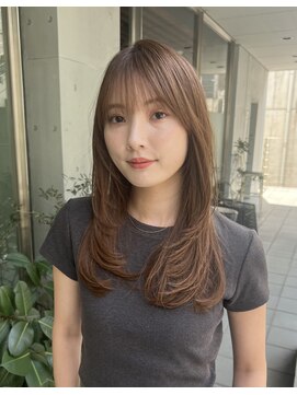 ビュートリアム 南青山(BEAUTRIUM) 大人可愛いロングレイヤー/透明感ベージュカラー