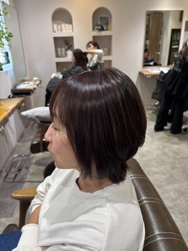 アンユヘアー 与野駅前店(unu.hair) ウルフカット/そとハネ